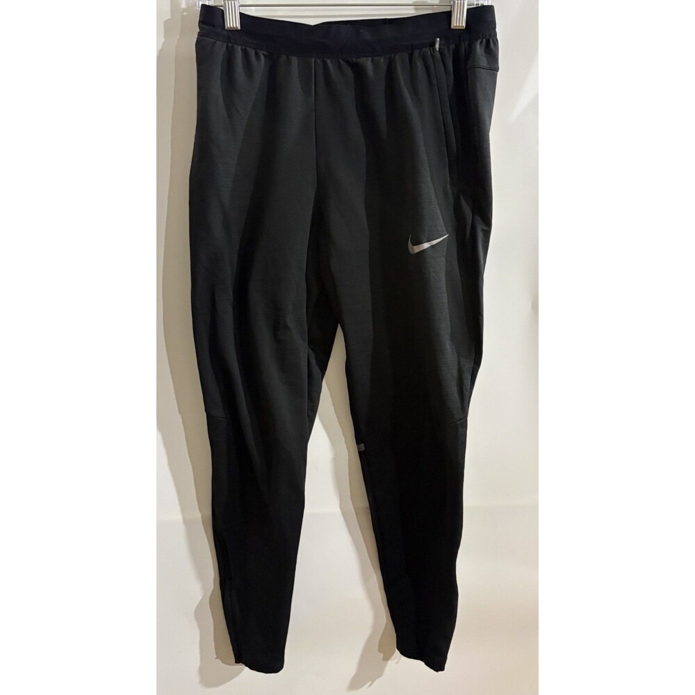 Nike Dri-FIT Men's S Black Jogger Pants Drawstring Pockets Tapered Leg S